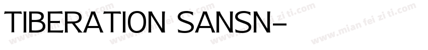 Tiberation Sansn字体转换